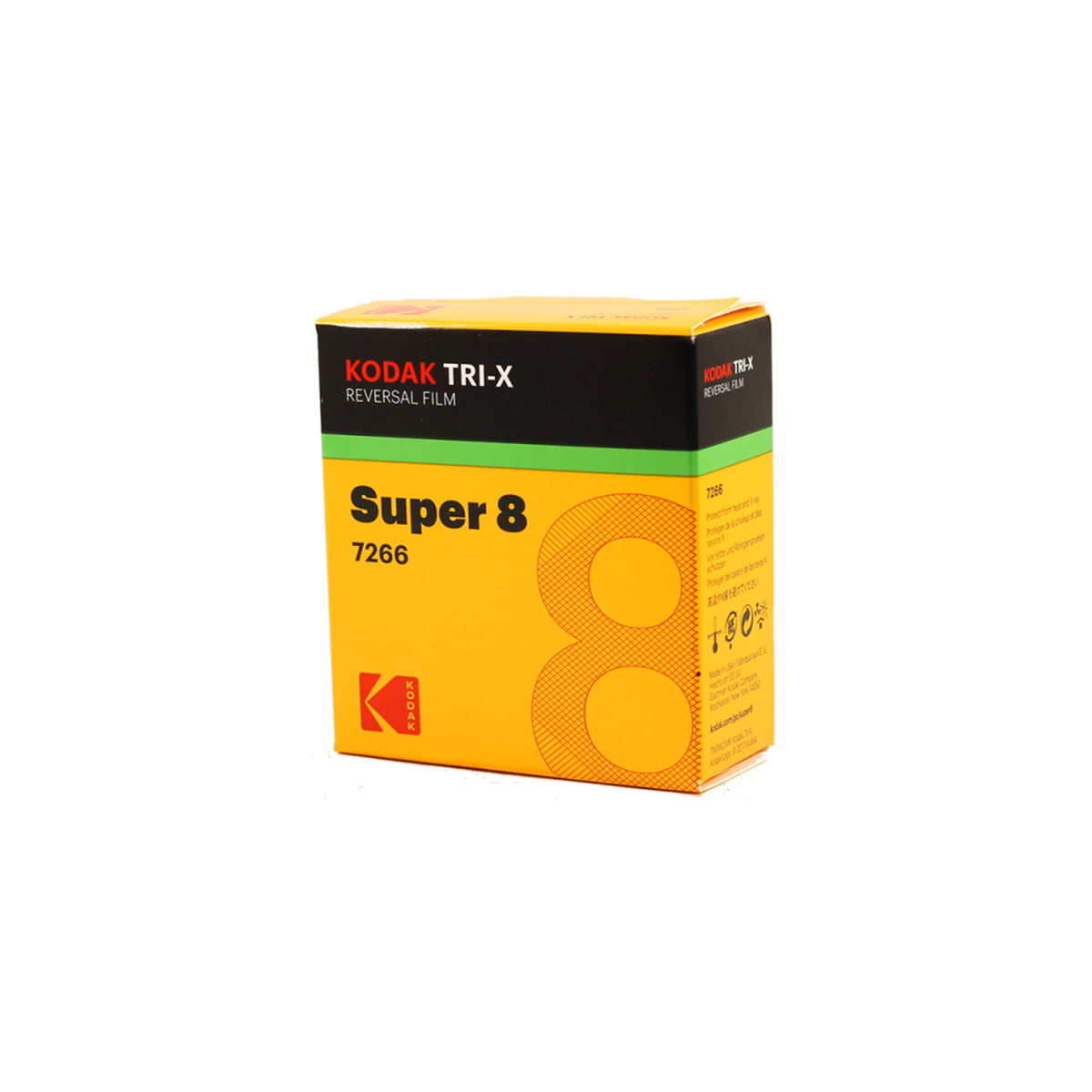 Kodak Tri-X 200D/160T Reversal Film, Super 8, B&W, 15m / 7266 CAT-1889575