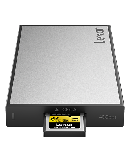 Professional Workflow USB4 Reader, support CFexpress 4.0 Type A