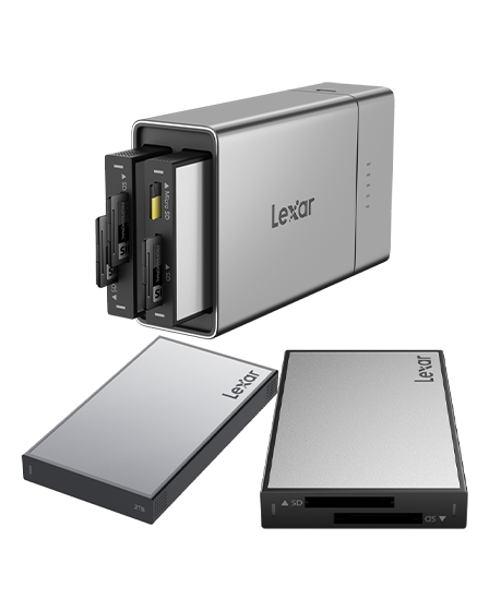 Lexar Professional Workflow Go I with Dual SD reader and 2TB SSD
