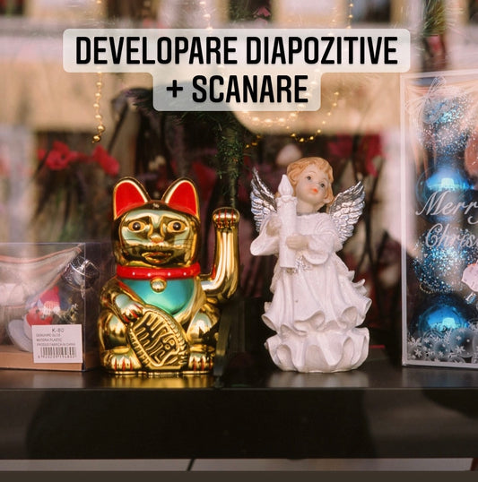 Developare diapozitive + scanare